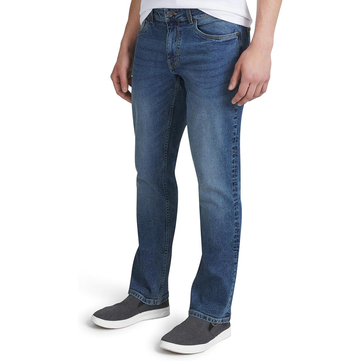 Orvinz Men's Slim Straight Fit Denim Jeans