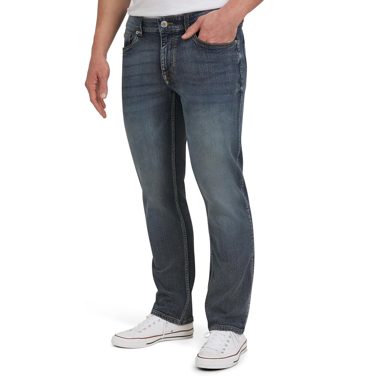 Orvinz Men's Slim Straight Fit Denim Jeans