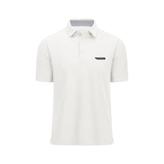 Orvinz Men’s Short Sleeve Casual Polo with Signature Chest