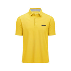 Orvinz Men’s Short Sleeve Casual Polo with Signature Chest